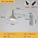 Axyaa Retro Swing Arm Wall Lamp for Modern Bedroom Living Room