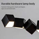 Modern Nordic Box Pendant Chandelier by Axyaa for Dining Living Office Decor