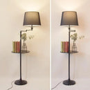 Axyaa Wooden Vertical Floor Lamp for Home Living Room Study Bedroom