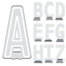 Axyaa Neon Baby Letter Light Sign with Dimmable Base - ABC English Alphabet