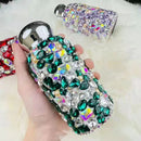 Axyaa Shiny Diamond Stainless Steel Thermal Water Bottle Vacuum Flask Insulation Cup