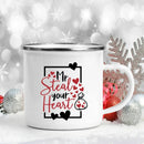 Axyaa Love Connection Couple Mugs, Creative Coffee Cups, Valentines Gifts