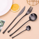 Axyaa Stainless Steel Gold Cutlery Set Matte Kitchen Accessories