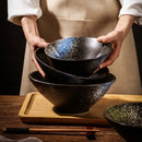 Axyaa Ceramic Ramen Bowl - Rain-Hat Shaped for Home and Restaurant