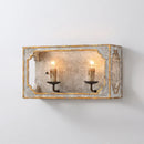 Axyaa Solid Wood Wall Lamp for Bedroom Living Room Tv Background Mirror Front Light