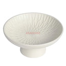 Axyaa Ceramic Snack Plate for High Tea, Nuts, and Dried Fruits