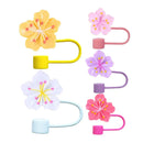 Silicone Straw Covers by Axyaa for Stanley Cups - 6PCS Straw Toppers