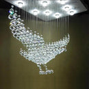 Axyaa Modern Eagle Crystal Pendant Lamp for Elegant Living Room