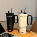Axyaa Stainless Steel Insulated Tea Separation Water Bottle with Straw