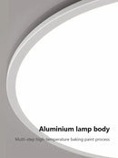 Axyaa Modern Round LED Dimmable Ceiling Light for Bedroom and Study Room