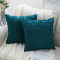 Axyaa Soft Striped Linen Pillow Cover for Sofa - 50x50cm
