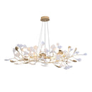 Axyaa Nordic Ginkgo Leaf Chandelier Fine Art Luxury Lamps