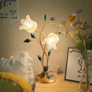 Axyaa French Pastoral LED Flower Table Lamp for Home Decor