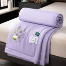 Axyaa Silk Cool Quilt: Single/Double Thin Mulberry Silk Quilt Core for Summer