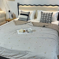 Axyaa Summer Cotton Quilt: Wrinkled Yarn Air Conditioner Thin Quilt, Machine Washable