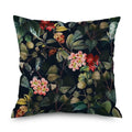 Axyaa Night Rose Linen Pillowcase - Decorative Floral Pillow Covers for Home Decor