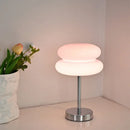 Stained Glass Desk Lamp for Children's Bedroom with Egg Tart Design - Axyaa Brand
