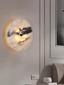 Axyaa Marble LED Wall Lamp: High-class Nordic Lighting Fixture for Living Room, Bedroom, Hallway.