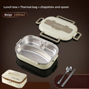 Axyaa Large Capacity Insulated Bento Box with Compartment for Office & Students