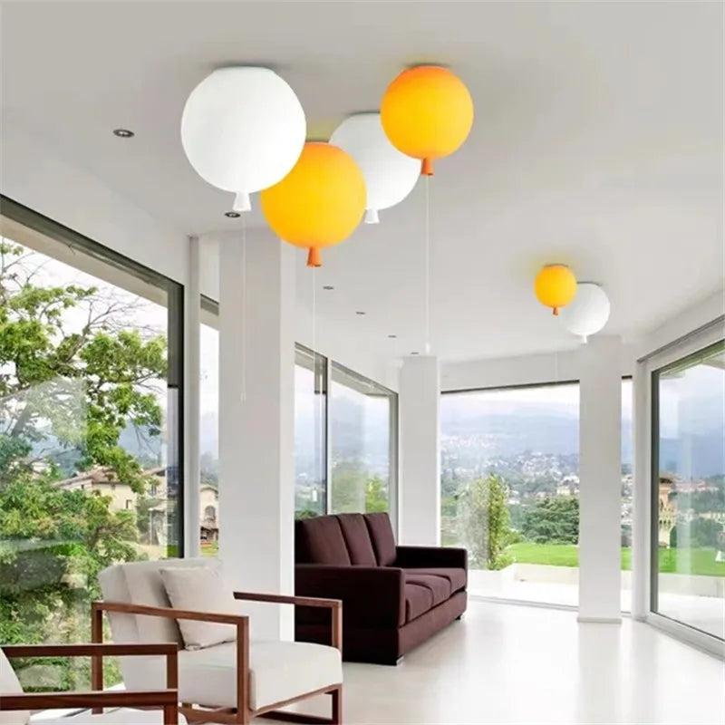 Axyaa Balloon Lamp: Fun Nordic LED Light for Kids' Room & Bedroom