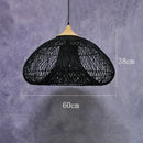 Axyaa Rattan LED Pendant Lamp | Japanese Style Kitchen Island Chandelier