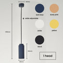 Axyaa Round Chandelier Hanging Lights for Living Room, Bedroom, Kitchen - Suspension Expert
