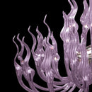Axyaa Clear Crystal Pendant Chandelier for Dining and Living Room