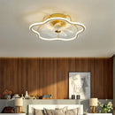 Axyaa LED Ceiling Fan: Modern Design with Remote Control, Silent Operation for Dining Room and Bedroom.