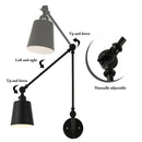Axyaa Nordic Telescopic Wall Lamp Adjustable Folding Ceiling Light for Living Room Bedroom Study