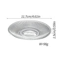 Axyaa Glass Coffee Cup Dish Set - Elegant European High-end Design