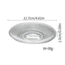 Axyaa Glass Coffee Cup Dish Set - Elegant European High-end Design