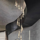 Axyaa Nordic Home Decoration Stair Chandelier Living Room Bedroom Dining Room Pendant Ceiling Light