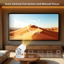 Axyaa HY300 Pro+ 4K 8000 Lumens WiFi Projector with Android14 for Home Theater