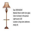 Axyaa Luxe LED Floor Lamp for Living Room, Bedroom, Study - Retro Design for Homes & Hotels