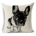 Axyaa Dog Yak Linen Cushion Cover - 45*45cm