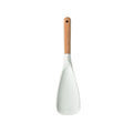 Axyaa Vertical Wooden Handle Silicone Kitchen Utensils Set - Non Stick Cooking Shovels Spoons