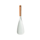 Axyaa Vertical Wooden Handle Silicone Kitchen Utensils Set - Non Stick Cooking Shovels Spoons