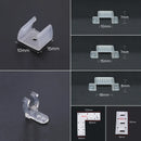 Axyaa Neon Strip Light Mounting Clips Set for Silicone Tube - Pack of 50