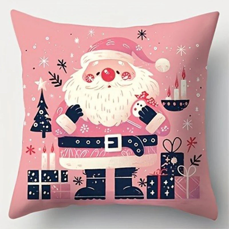 Axyaa Christmas Pillowcase: Cozy Living Room Decor for Sofa, Couch, Bed