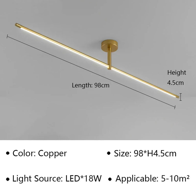 Axyaa Slim Wall Sconce Lamps Mirror Bathroom Bedroom Bedside Ceiling Light