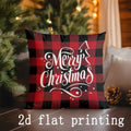 Axyaa Festive Holiday Pillow Covers for Sofa Bedroom Car