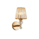 Axyaa Crystal Glass Wall Lamp for Bedroom Living Room Stairs