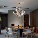 Axyaa Glass Ball Chandelier for Home Decor Fixture