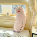 Axyaa Little Monster Long Pillow for Side Sleeping, Girl Sleeping Legs Pillow