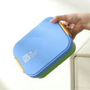 Axyaa Portable Bento Box with Cutlery - Microwaveable Lunch Container