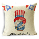 Axyaa Independence Day Pillowcase for Sofa, Car, Office - Creative & Simple Lumbar Cushion Cover