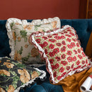 Axyaa Pastoral Style Jacquard Throw Pillowcase Set - Polyester Sofa Cushion Cover