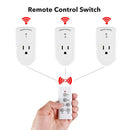 Axyaa Wireless Outlet Switch for Lights Fans & Appliances - Long Range White