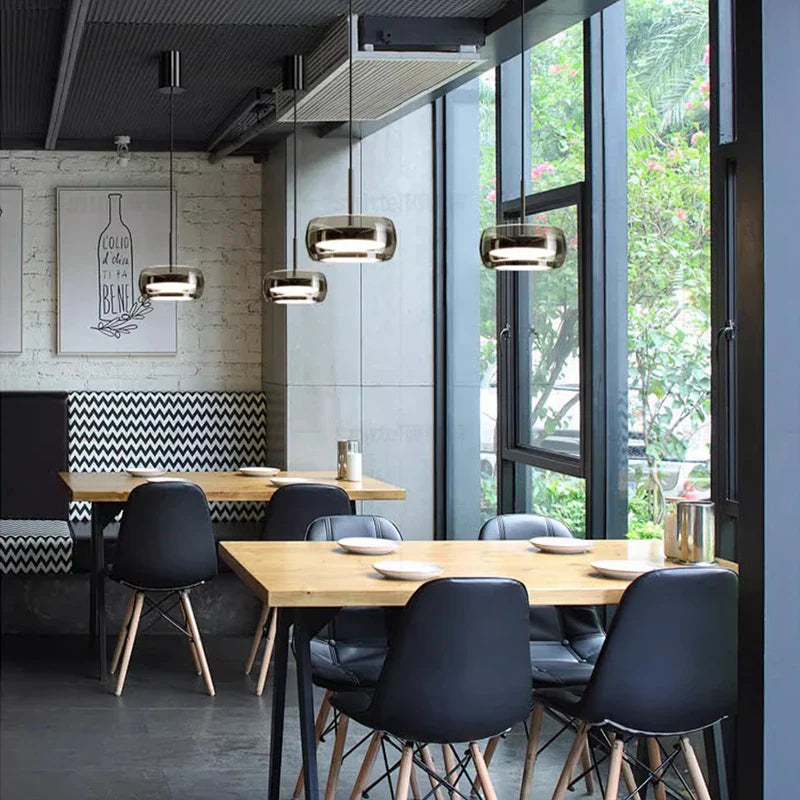 Axyaa Ring LED Pendant Light Chandelier for Modern Living and Dining Room
