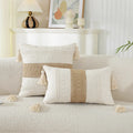 Axyaa Geometric Boho Cotton Cushion Cover for Home Decor